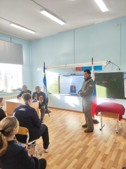 Встреча с ветераном Великой Отечественной войны Дёминым Пётр Степановичем.
